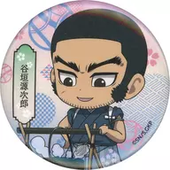Genjiro TANIGAKI "GOLDEN KAMUY x Animate Cafe Stand Hareza Ikebukuro Wakissa Trading metal badge"
