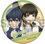 Seiichi & Hachirakumawari "Blue Rock Trading metal badge"