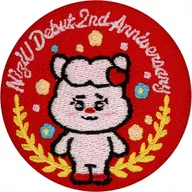 RIMA NIZOOランダム刺繍缶バッチ LIanu NiziUデビュー2周年記念グッズ