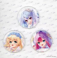 Oni no Yomeiri (Satomi Kamiyama) & Kocho no Yume (空門 Aoi) & Maboroshi Summer Wedding (tsumugi Wenders) metal badge Set (3-piece set) "Summer Pockets RB Grab bag -2022 winter -" metal badge Set Award Visual Arts Winter Festival 2022 Goods