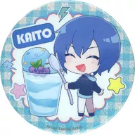 KAITO (Mini Character) "Hatsune Miku × THE GUEST CAFE & diner COLLABORATION CAFE Trading Glitter metal badge"