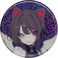 Inui Toko "Virtual YouTuber Niji-Niji-Tarot Random Glitter metal badge B Group"