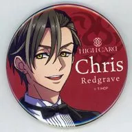 Chris Redd Grave (Design A) 75 mm metal badge "KUJI Hikido HIGH CARD Online KUJI" D-2 Prize