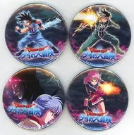 Set of 4 metal badge "Blu-ray DRAGON QUEST Dai no Taiken 1" Rakuten Books Purchase benefits