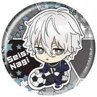 凪誠 Shiro holograma pode crachá "Blue Rock"
