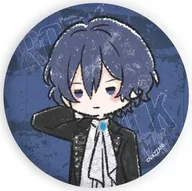 Ayumu TACHIBANA "VAZZROCK THE ANIMATION metal badge 02. Graph Art Illustration"