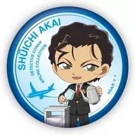 Shuichi Akai Airline Collection metal badge "CASE CLOSED"