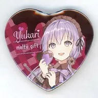 結月ゆかり(A/等身) ハート型缶バッジ 「KuZiPA! 結月ゆかり＆紲星あかり melty gift」 E-1賞