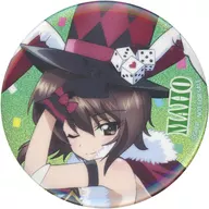 Nishizumi Maho Glitter metal badge "Gura Demarquía Girls und Panzer : Final Chapter [Casino Dealers] Online Demarquía" W Chance Award 2 nd Edition