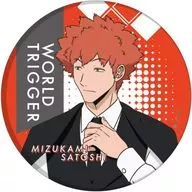 Toshiyuki MINAKAMI "WORLD TRIGGER metal badge 19. Suit ver. 3rd Drawing illustration"