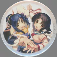 01. Eruruu & Quon 75 mm metal badge "KUJI Hikido Utawarerumono: Itsuwari-no Kamen 20th Anniversary Online KUJI" C-1 Prize