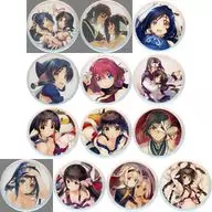 All 13 types set 75 mm metal badge "KUJI Hikido Utawarerumono: Itsuwari-no Kamen 20th Anniversary Online KUJI" C Prize