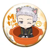 Takashi Mitsuya Hologram metal badge' Tokyo Revengers Punitto Pet Neko Nabe Asoto'