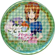 Nishizumi Miho metal badge "GIRLS & PANZER Final Chapter" AnimeJapan 2023 aj 10th anniversary commemorative goods