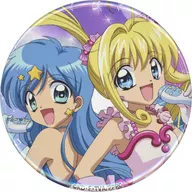 Shitsumi Ruchika & Hosho Haon metal badge "Maru KUJI Mermaid Melody Pichipichi Pitch" Small blessing 07