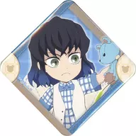 Hashibira Inosuke "Demon Slayer: Kimetsu no Yaiba ×ufotable Cafe / Machi ★ Asobi Cafe White Day Event 2023 Random Diamond Shaped metal badge A"