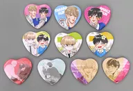 全10種セット ハート缶バッジ 「高良くんと天城くん×くじメイト」 E賞