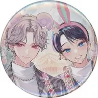 西賀 Kanata & Shinonome Haruhoshi metal badge "DMM Scratch! 7 estrelas em junho" e 3 Prêmio