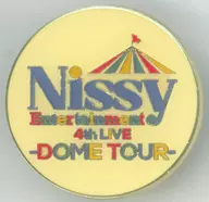 Nissy(西島隆弘)/LIVE的logo Mina-Set！ピーーンズコレクショォォン！"Nissy Entertainment 4 th LIVE～DOME TOUR～"