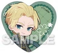 Theodore Warren アッシェラルド "Mushikaburihime Trading Heart Shaped metal badge"