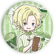 Yuma Shirose "VAZZROCK THE ANIMATION metal badge 03 Candy Art Illustration"