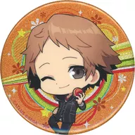 Yosuke Hanamura Glitter Glitter metal badge "Rakuten Collection Persona 4 The Golden" E-2 Prize