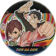 Okarun (Ken Takakura) and Momo Ayase (pose) "Dundadan Collection metal badge" Jump NEXT11FES Goods