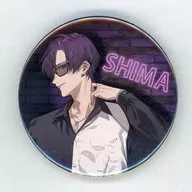 Shima (Urashimasakatasen) / Isshin metal badge "[Breaking news] Birthday Event is going to be held at Shihanze www>> 6 ~ FAKEOUT ~" metal badge KUJI prize