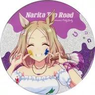 Narita Top Road Glitter metal badge ~ Painter Style ~ "Uma Musume Pretty Derby NAMCO Promotion SECOND"