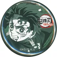 Tanjiro Kamado "Demon Slayer: Kimetsu no Yaiba Swordsmithy no Sato, ×ufotable Cafe× Machi ★ Asobi CAFE Real-time Cafe 32 mm KUJI Hiki metal badge Chapter 5"