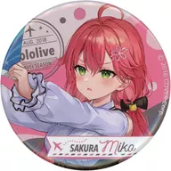 Miko Sakura "Virtual YouTuber hololive Character Badge Collection Travel Season"