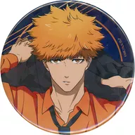 Rensuke Kunigami "Blue Rock Pop Up Shop in Akihabara skimmer Store & TSUTAYA Hologram metal badge (65 mm) 02. Suit ver. Drawing illustration"