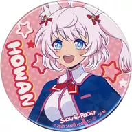 D-6 Prize for "SHOW BY ROCK!! Sanrio Anime Store KUJI SB69 Gakuen ver. First Illustration" Hoon Hologram metal badge SB69 Gakuen ver. Illustration "