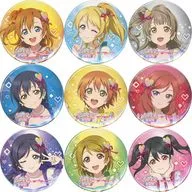 Conjunto de 9 tipos "Love Live! Series Scrifs Series Ação de Graças 2023 Trading Can Badge μ's"