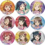 9-piece set "Love Live! Series Sukfese Series Thanksgiving 2023 Trading metal badge Aqours"