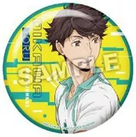 Toru Oikawa "Carappare Haikyu! Dash Trading metal badge"
