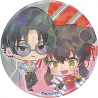 Yuen & Meimei "Tokyo Aliens Trading Hologram metal badge"
