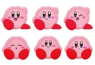 6-Type Set "Hoshi-no Kirby Mascot metal badge"