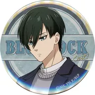 Rin Itoshi "Blue Rock Trading metal badge ~ Let's Go Out! ~"