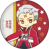 Date Otoko "Shin Tennis-no Oji-sama U-17 WORLD CUP POP UP CORNER in TSUTAYA metal badge High School Student B (Retro Art)"