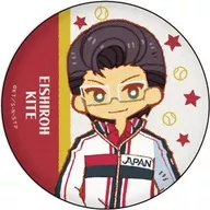 木手永四郎 「新テニスの王子様 U-17 WORLD CUP POP UP CORNER in TSUTAYA 缶バッジ 日本代表 中学生B(レトロアート)」