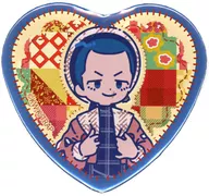 Metal badge en forma de corazón Shiba Los ocho preceptos "DMM Scratch! Tokyo Revengers Repot Series" Premio D-6