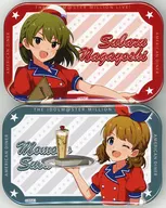 Subaru Nagayoshi & Momoko Suo Name Tag metal badge 2 Pieces Set MILLION DINER Ver. "idol Master MILLION LIVE! Shea Ta Days ×STELLAMAP CAFE MILLION DINER"