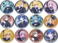 Conjunto de 12 tipos de metal badge "Miku Hatsune & Peer Pro Character Cotters Included! Vivibit metal badge Second Edition"