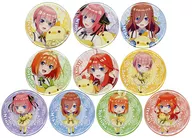 Conjunto de 10 tipos "Movie Five Equal Bride x Pylon POP UP STORE in Animate nagoya Trading Can Badge"