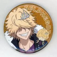 Belphegor Glitter metal badge "Hiko KUJI ONLINE Home Tutor Hit Man REBORN! -Insieme a un peluche -" 5th Purchase benefits