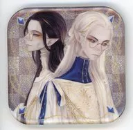 "Identity V : The Fifth Personality BLACK & WHITE Fair in animate Glitter Square Can Badge Collection" por Xie Byan y Fan Byan.