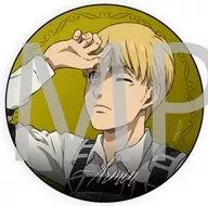 Armin "Attack on Titan metal badge 47. Harema ver. Drawn illustration"