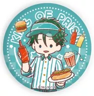 TAKAHASHI MINATO "KING OF PRISM ALL STARS - Prism Show ☆ Best Ten - metal badge 18. Diner Graph Art Illustration"