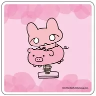 Spring (Buta) "Nekochan Character Acrylic Badge 01. Drawing illustration"